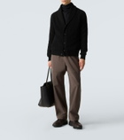 Zegna Waffle-knit cashmere-blend cardigan