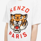 Kenzo Men's Lucky Tiger Embroidered T-Shirt in White