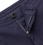 Ermenegildo Zegna - Garment-Dyed Stretch-Cotton Gabardine Drawstring Trousers - Purple