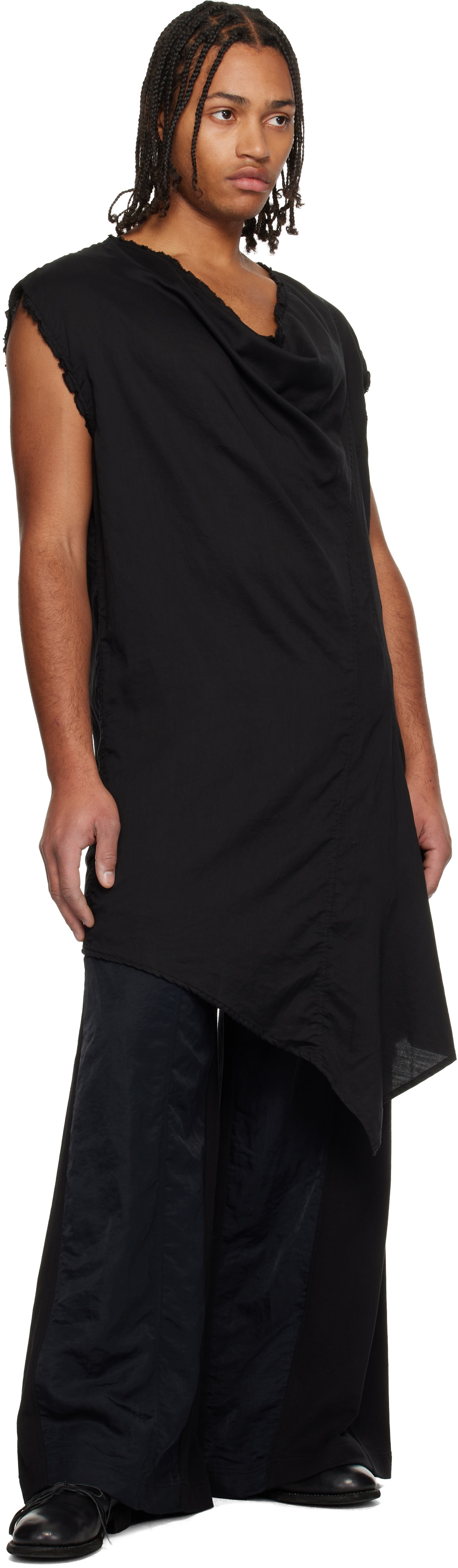 Julius Black Outpost Wide Sweatpants