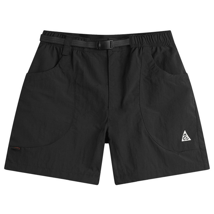 Photo: Nike Men's ACG Dolomiti Shorts in Black/Black/Summit White