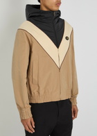 Valentino Garavani Vlogo Panelled Hooded Stretch-shell Jacket Multicoloured 1