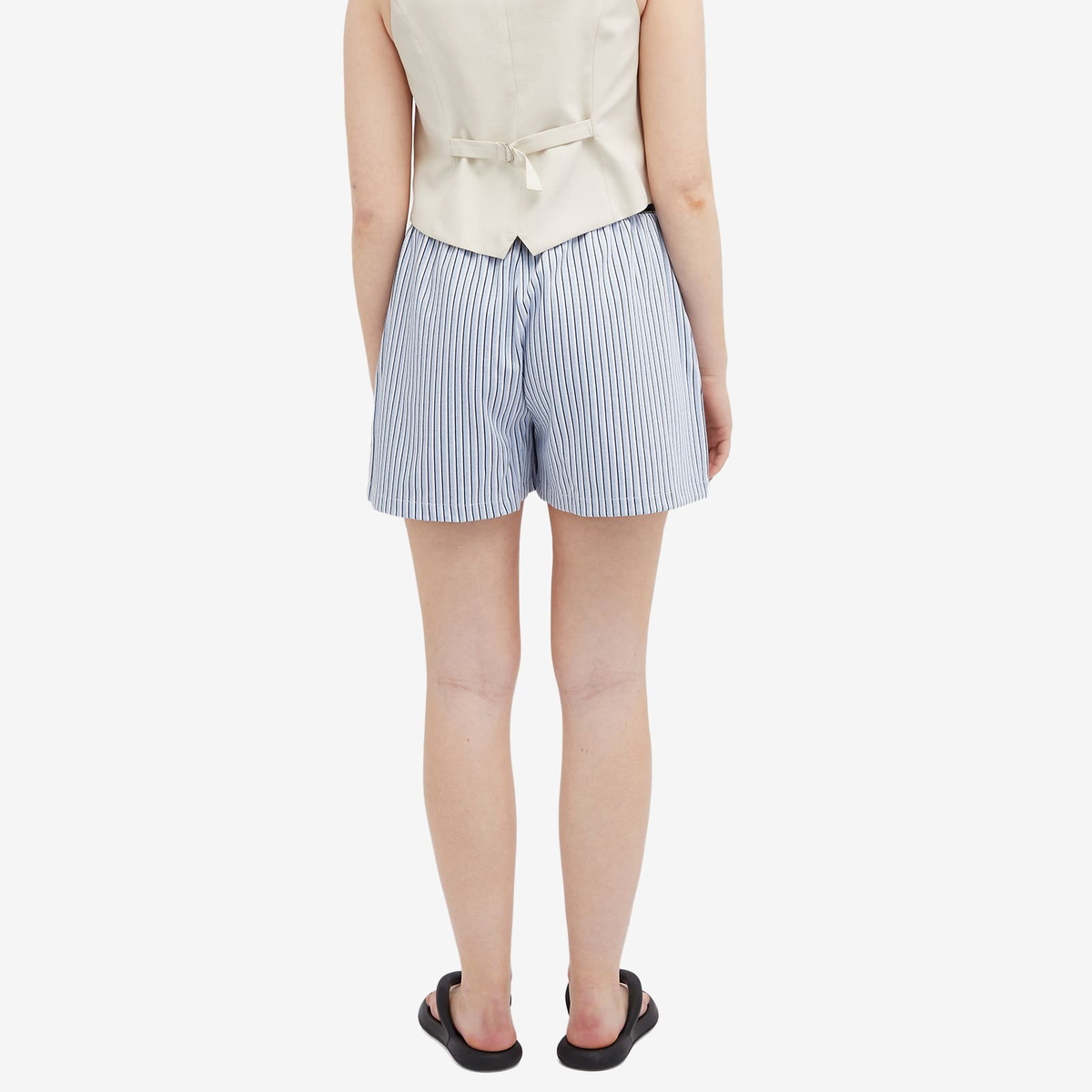 Marni Women's Logo Shorts in Vivid Blu