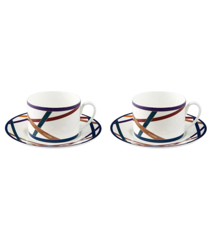 Photo: Missoni Nastri set of 2 teacups and saucers