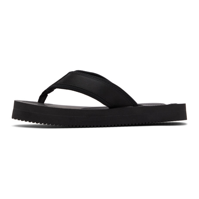 Suicoke Black TONO-V2 Flip Flops Suicoke