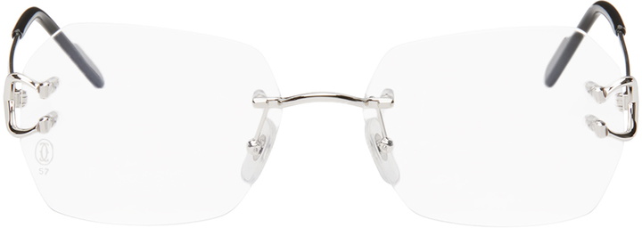 Photo: Cartier Silver Rimless Glasses