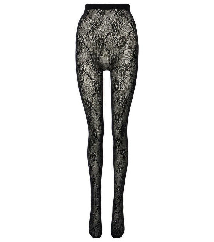 Photo: Saint Laurent Floral tights