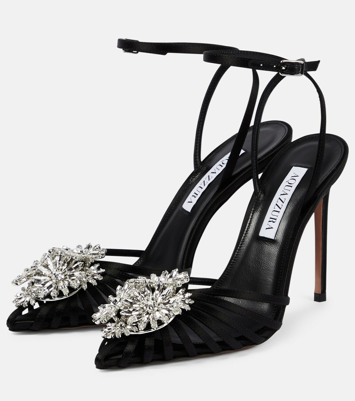 Aquazzura Crystal Margarita embellished pumps