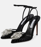 Aquazzura Crystal Margarita embellished pumps