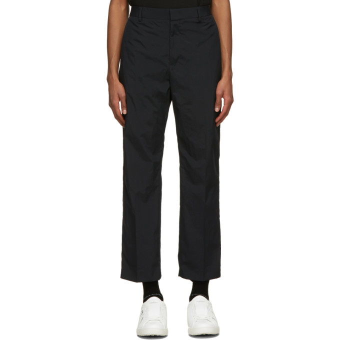 Photo: Valentino Navy Nylon Trousers