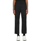 Valentino Navy Nylon Trousers