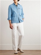 De Petrillo - Cotton-Chambray Overshirt - Blue