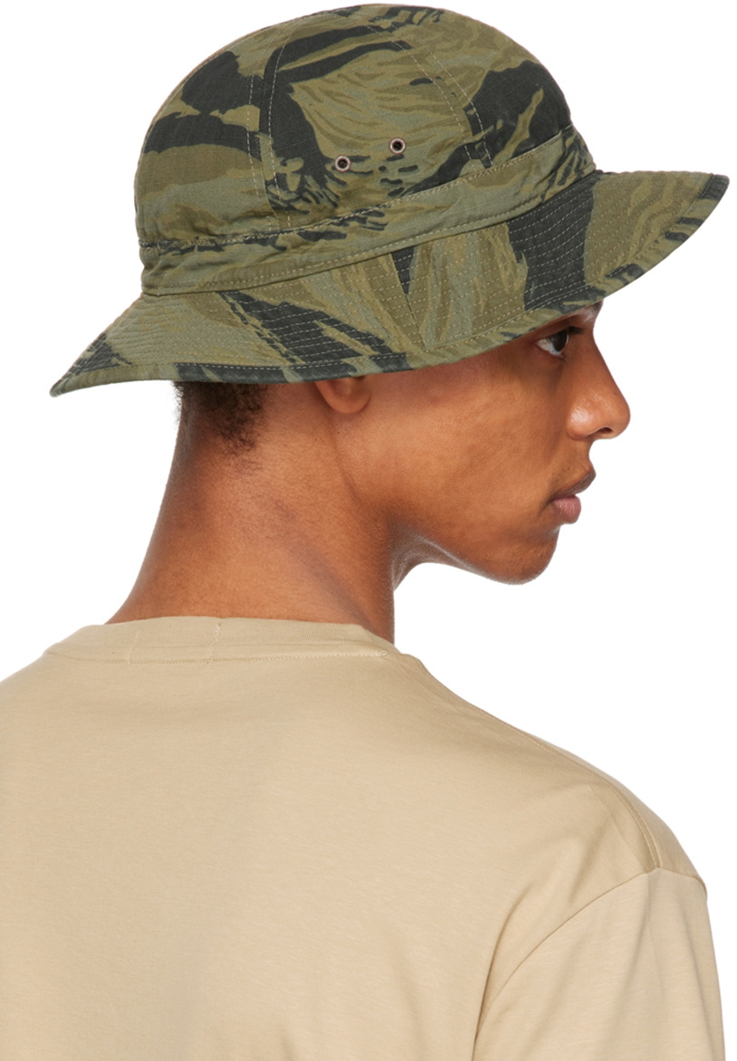 RRL Green Camo Bucket Hat