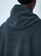 Maison Margiela Logo Motif Zip-Up Sweateshirt