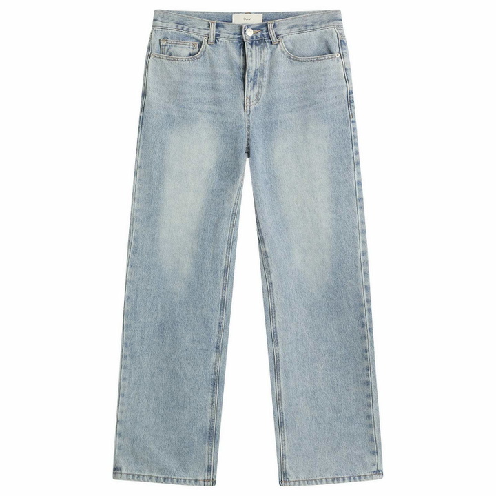 Photo: DUNST Women's 90s Wide Leg Jeans in Light Blue