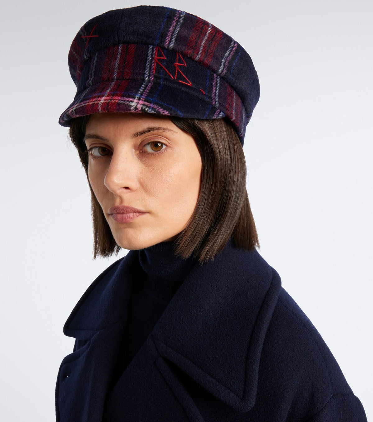 Ruslan Baginskiy Plaid newsboy cap