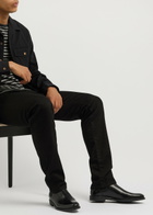 Paul Smith Cedric Glossed Leather Chelsea Boots Black