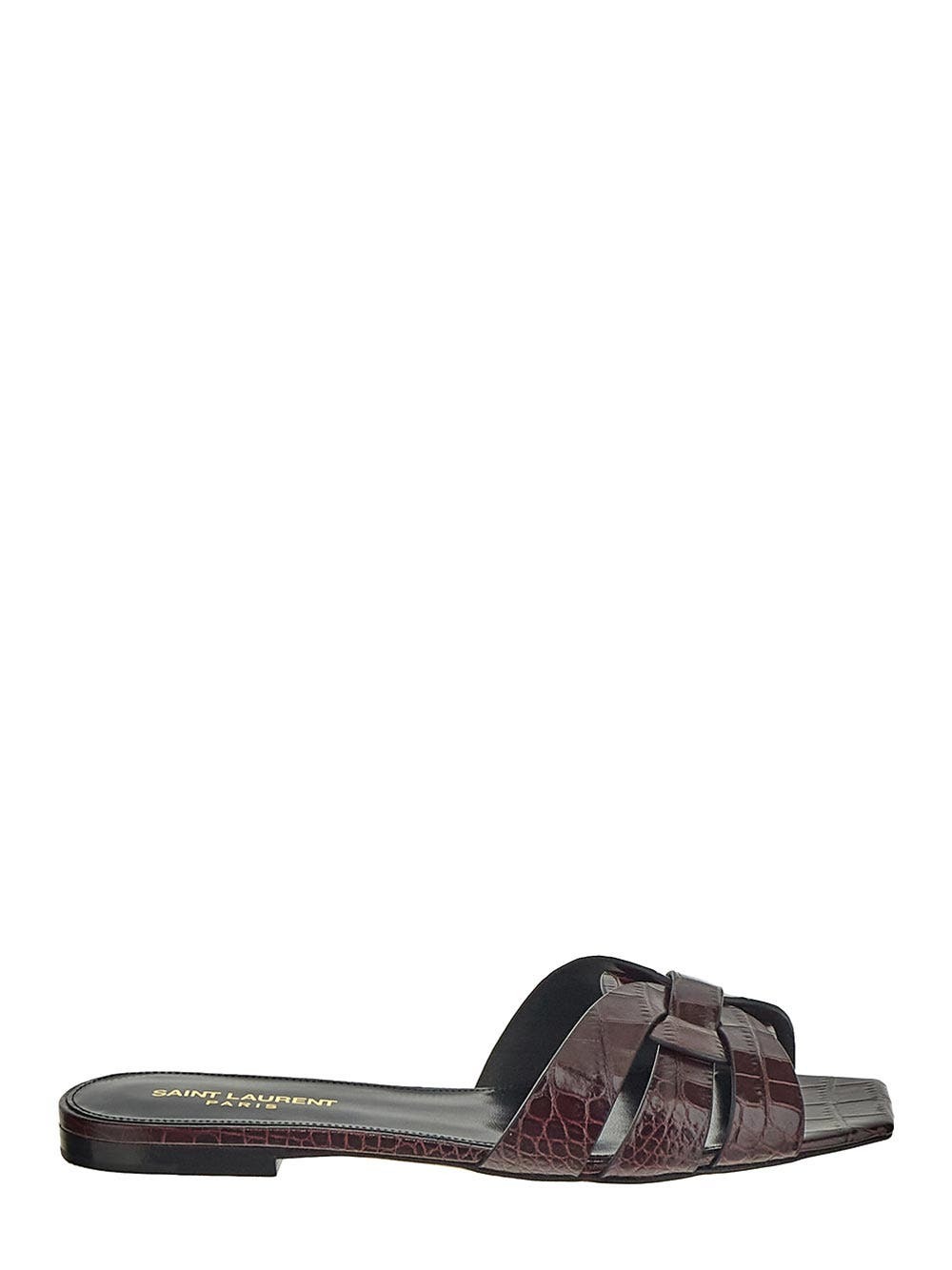 Saint Laurent Tribute Nu Pieds 05 suede slides Saint Laurent