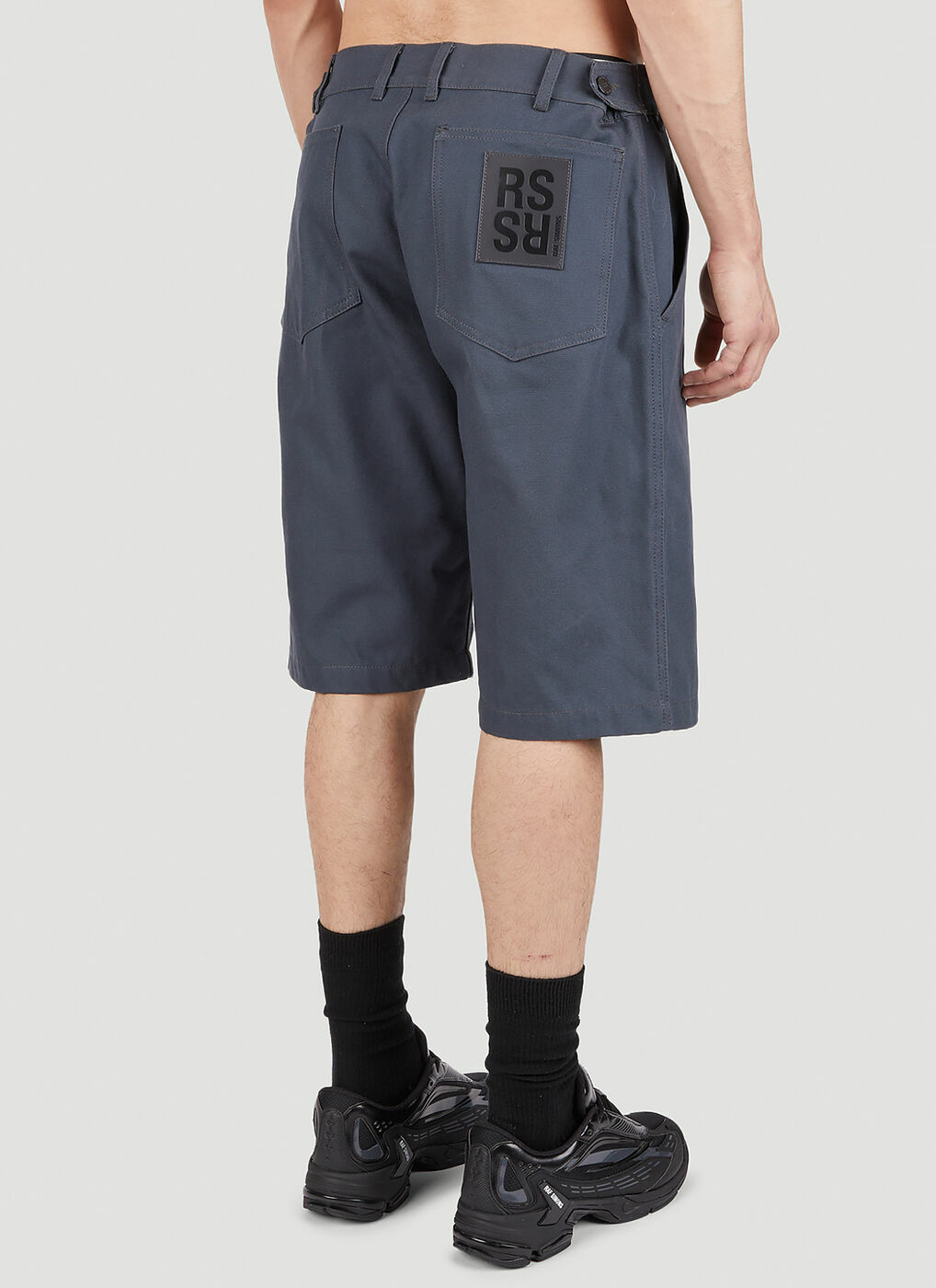 【関税&送料込】Raf Simons Denim Bermuda Shorts Raf Simons Denim Bermuda Shorts In Black | ModeSens