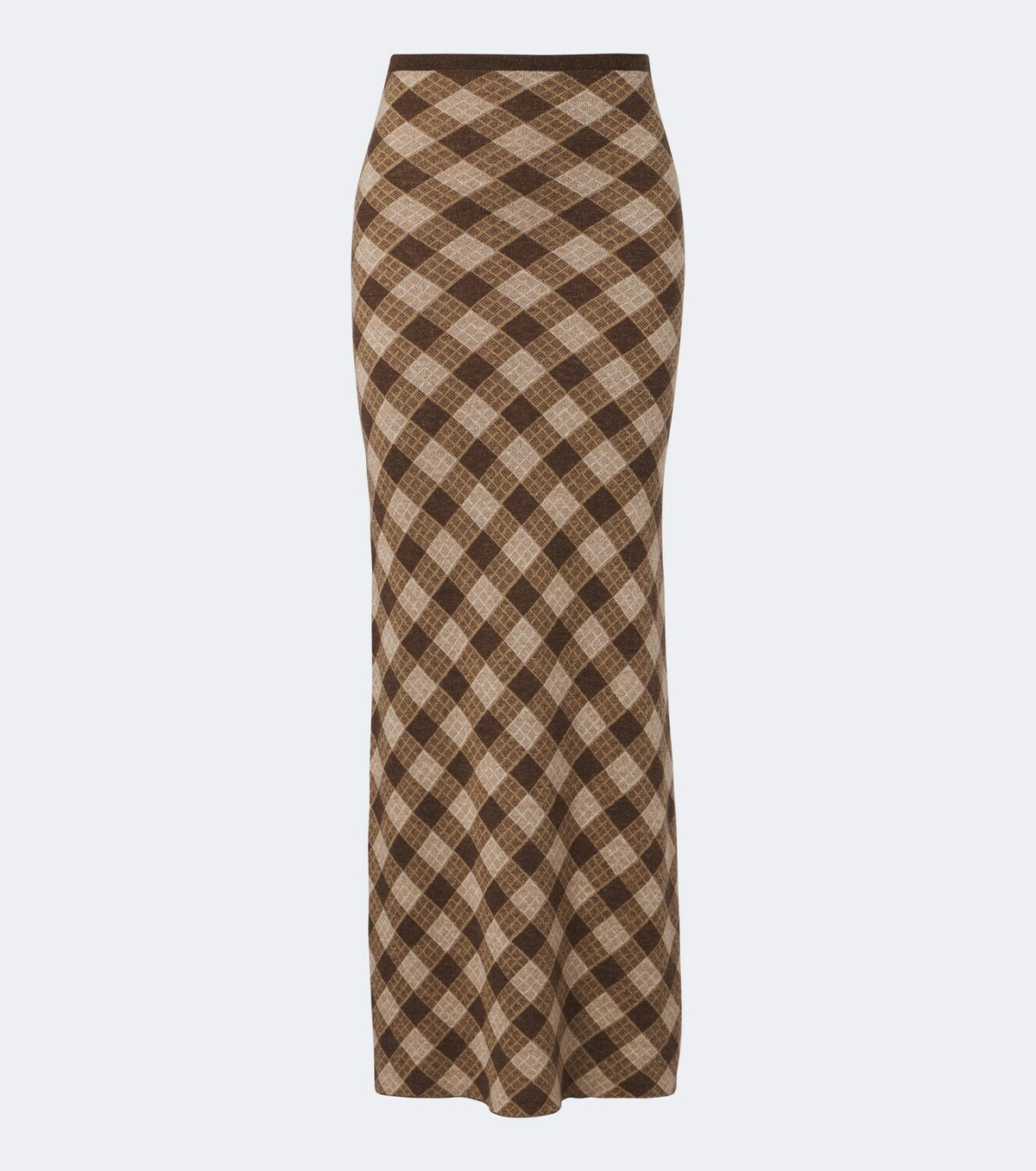 Aya Muse Kae plaid midi skirt