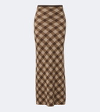 Aya Muse Kae plaid midi skirt