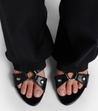 Balenciaga Cagole leather mules