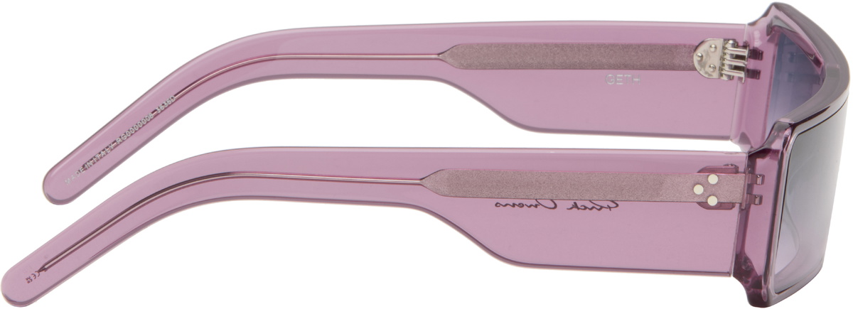 Rick Owens Purple Geth Sunglasses