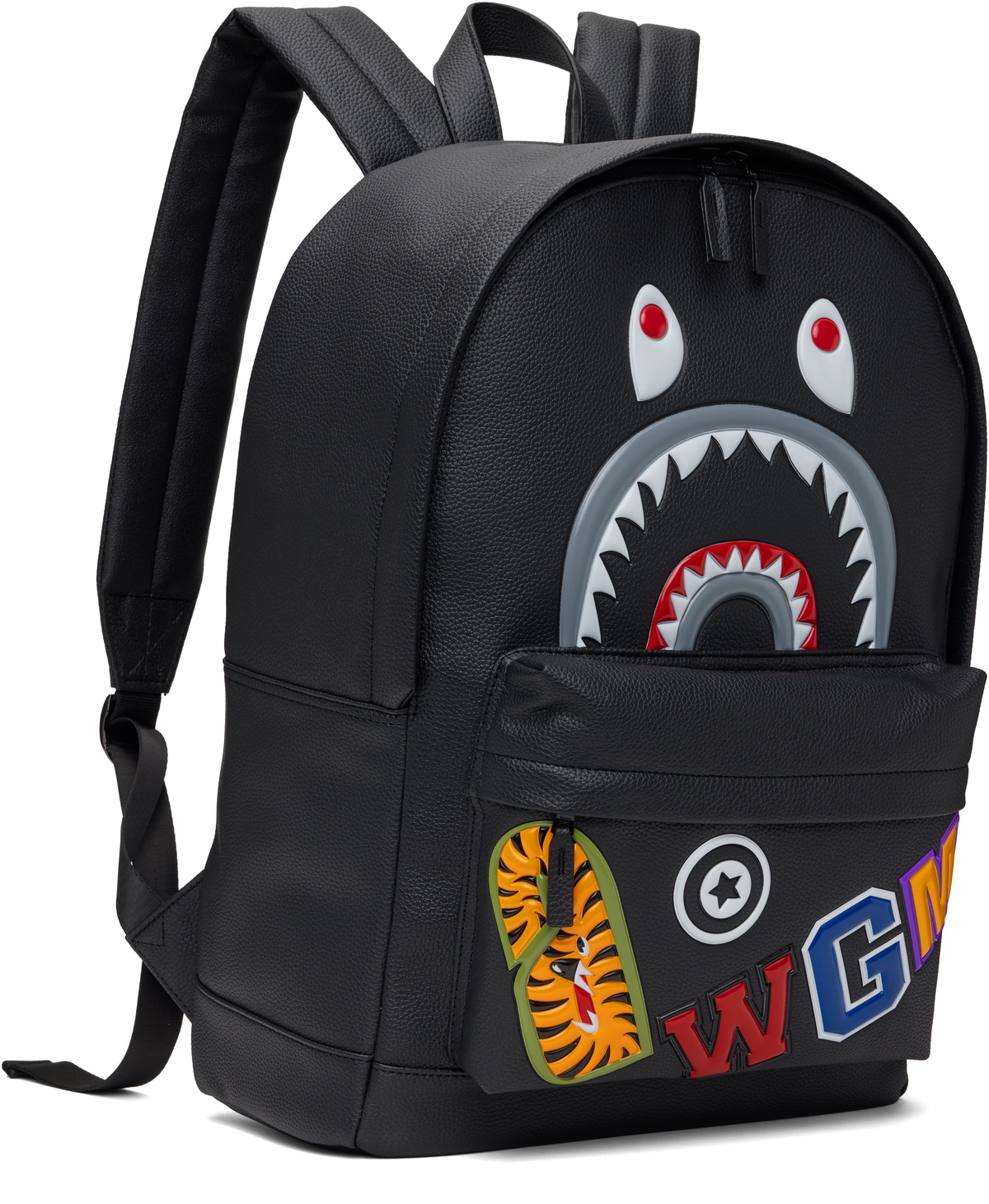 BAPE Black Shark Daypack Backpack A Bathing Ape