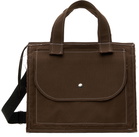 Camiel Fortgens Brown Envelope Shopper Bag