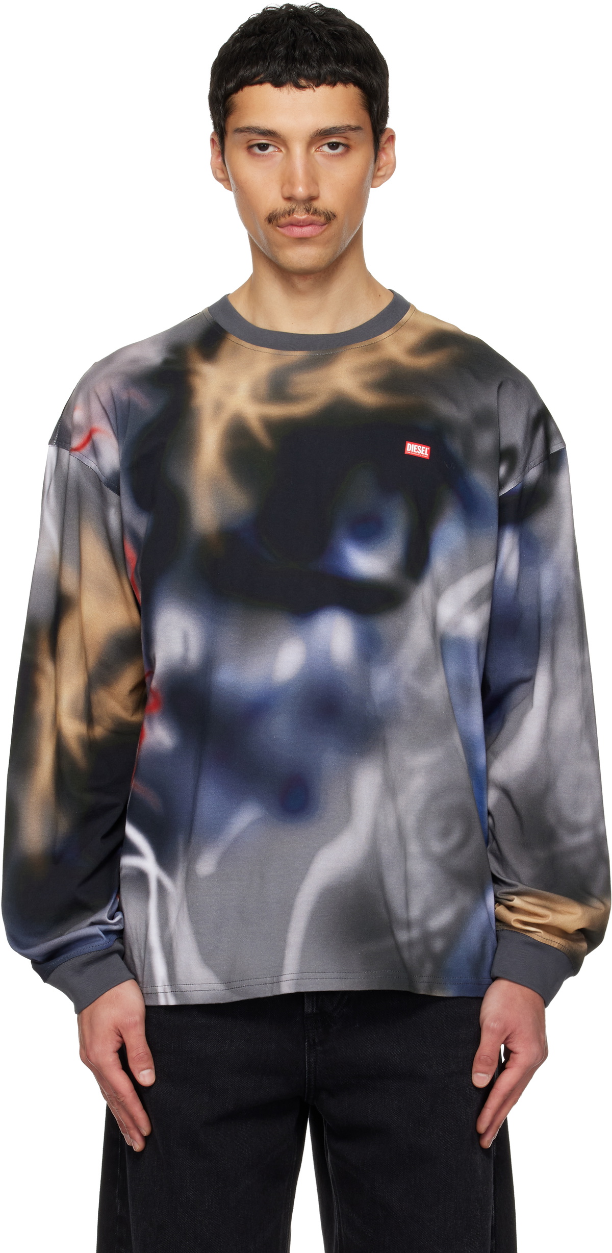 Diesel Khaki T-Cranet-Ls Long Sleeve T-Shirt Diesel