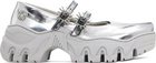 Rombaut SSENSE Exclusive Silver MJ Ballerina Flats