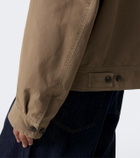 Dries Van Noten Corduroy-trimmed cotton field jacket