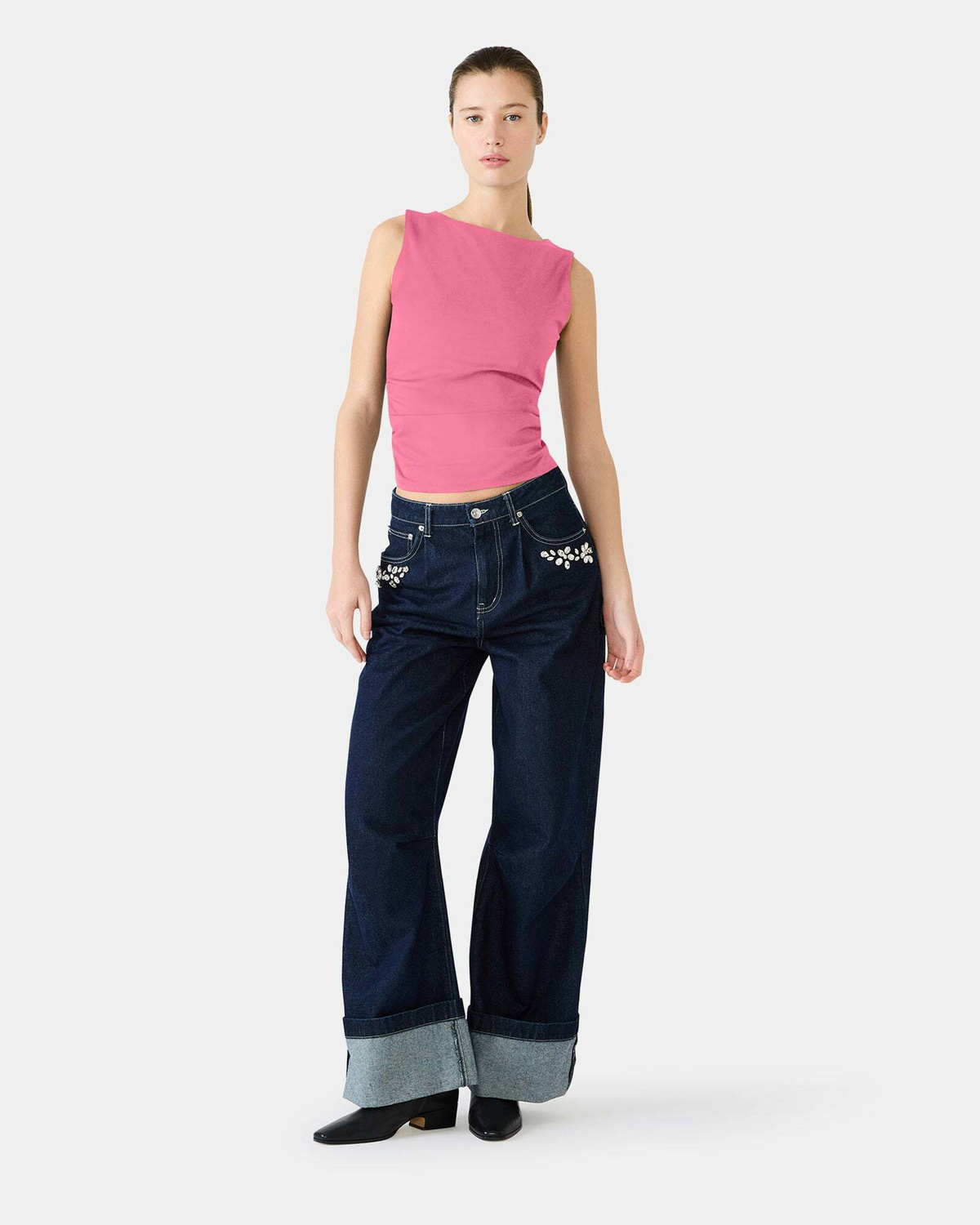 Steve Madden Adair Knit Top in Pink