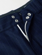 Brunello Cucinelli - Straight-Leg Shell-Trimmed Striped Wool Ski Pants - Blue