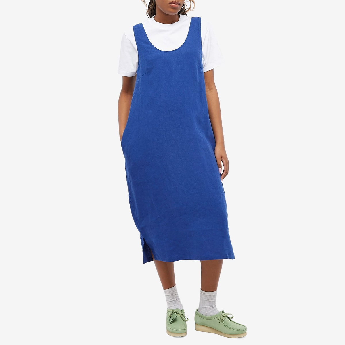 lf markey basic linen shift dress L.F.Markey Womens Basic Linen Shift Dress Chestnut