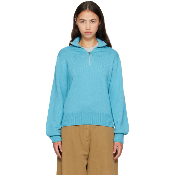 Photo: Studio Nicholson Blue Maren Knit Sweater