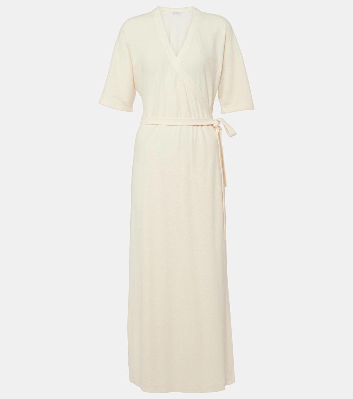 Max Mara Linen-blend wrap dress Max Mara