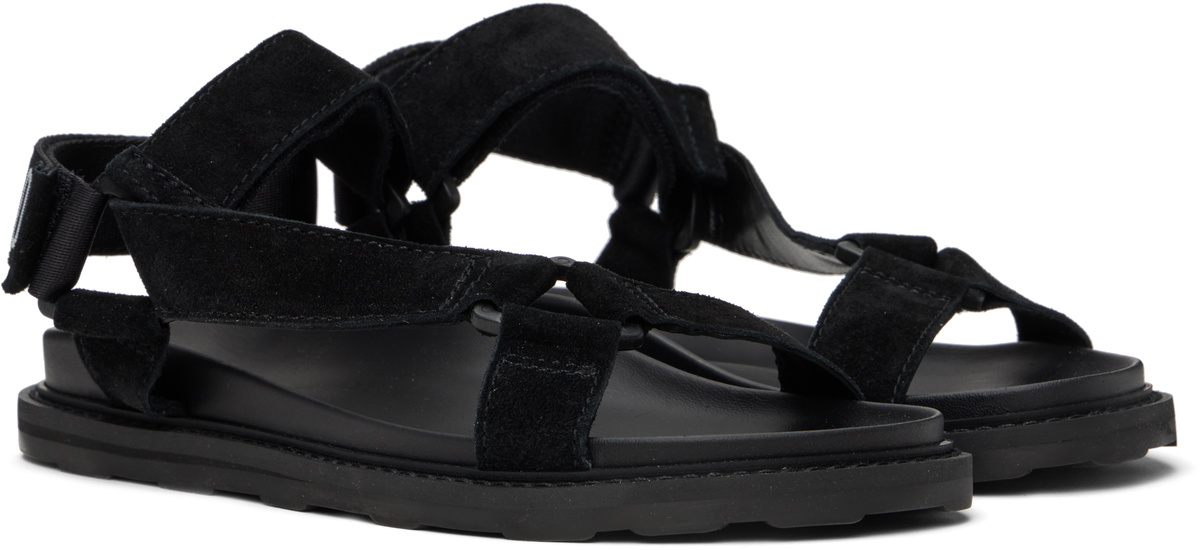 【関税&送料込み】Moschino Suede Sandals Moschino Black Suede Sandals Moschino