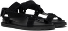 Moschino Black Suede Sandals