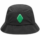 A-COLD-WALL* Men's Rhombus Bucket Hat in Black