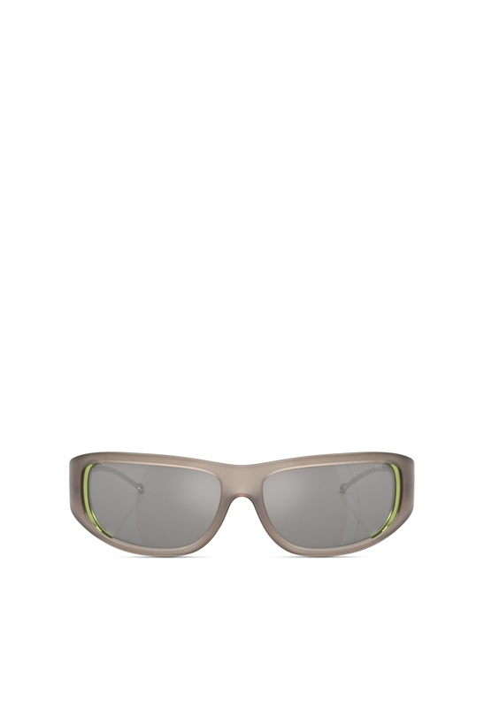 Photo: Diesel Wraparound style sunglasses - Sunglasses - Unisex - Grey