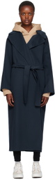 S Max Mara Navy Olivia Coat