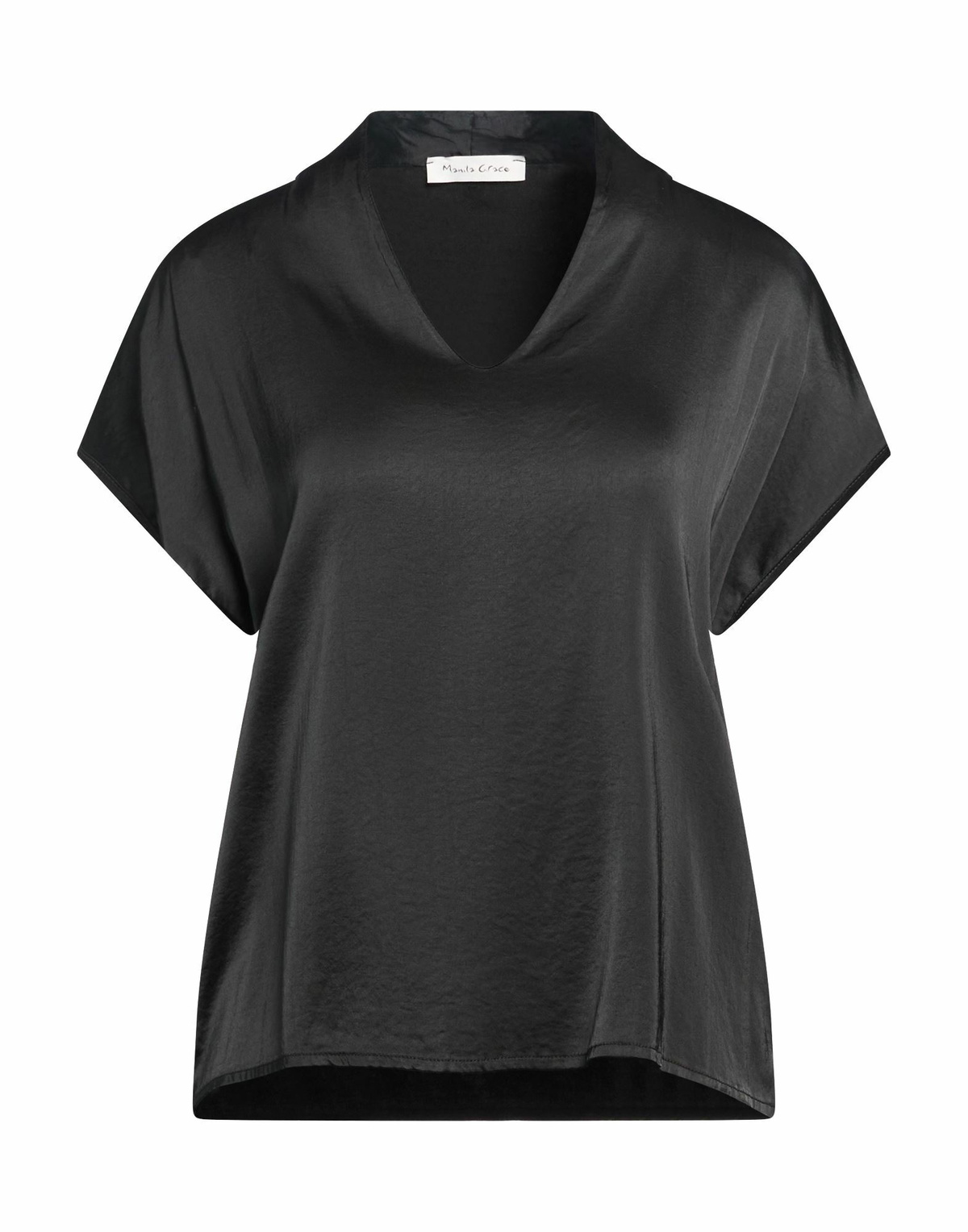 Manila Grace Womens Top in Black