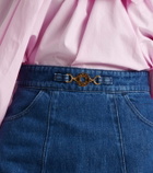 Patou Denim miniskirt