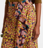 Dries Van Noten Sole printed midi skirt