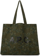 A.P.C. Green Diane Tote