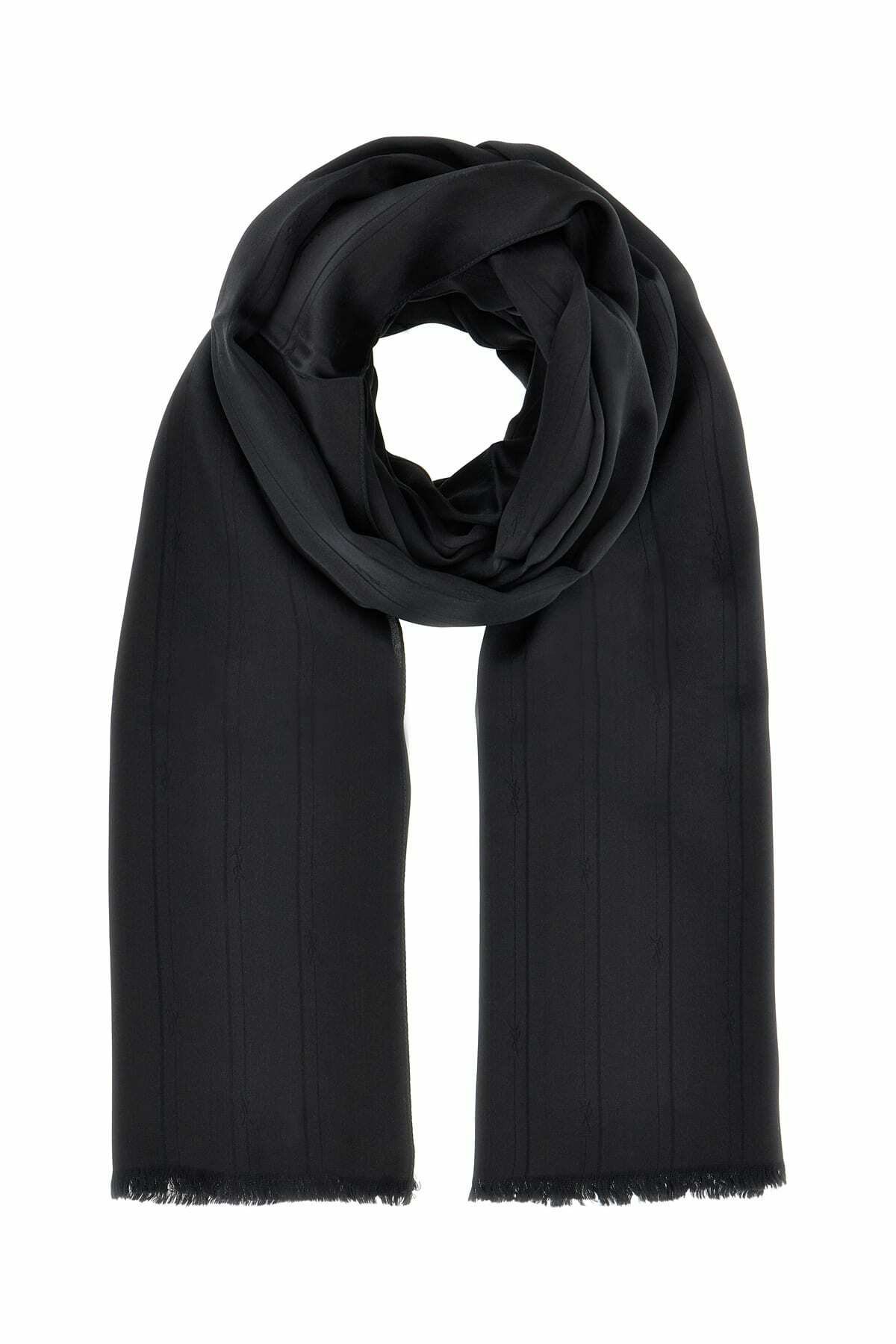SAINT LAURENT - Shawl-Collar Velvet Top - Black Saint Laurent