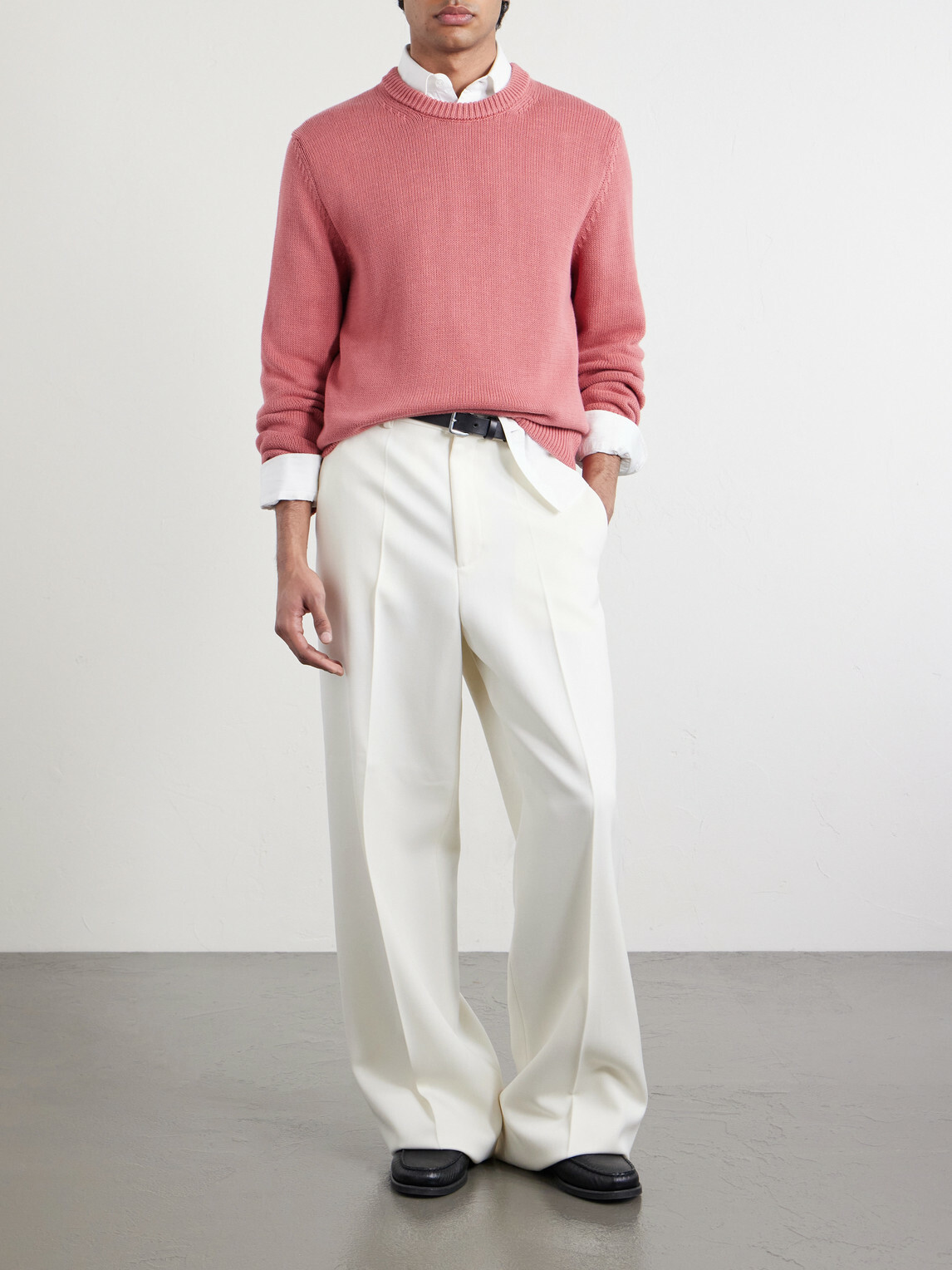 Slowear - Slim-Fit Cotton Sweater - Pink