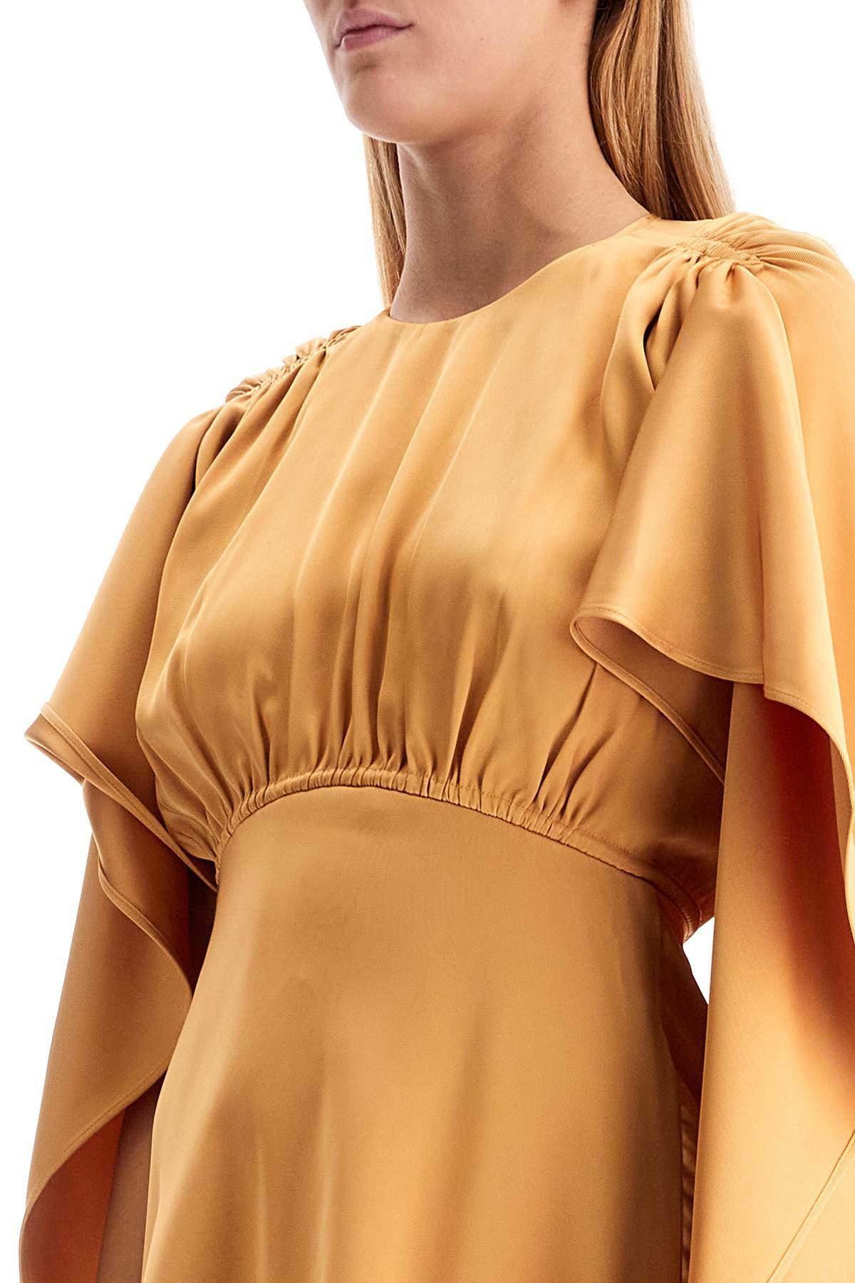 ワンピース ZIMMERMANN Eden Cascading Mini Dress In Illustration Yellow ZIMMERMANN 'eden' mini cape dress Yellow Zimmermann