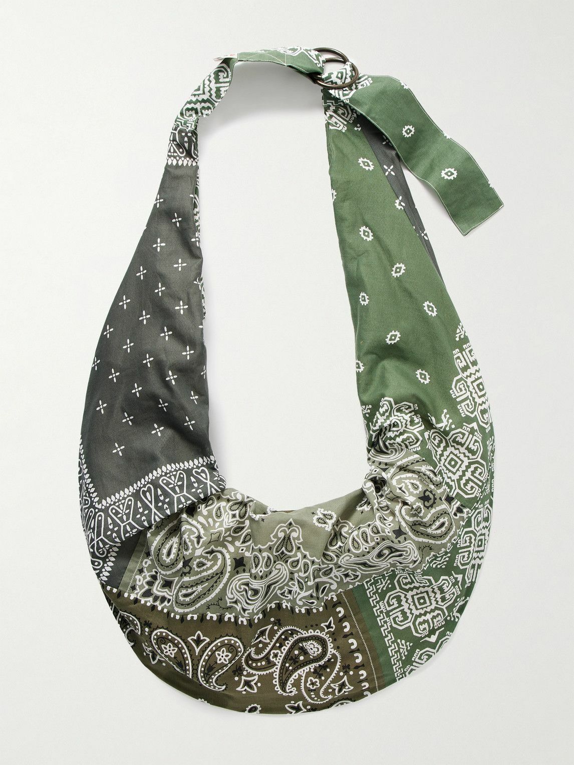 KAPITAL - Snufkin Patchwork Bandana-Print Voile Messenger Bag